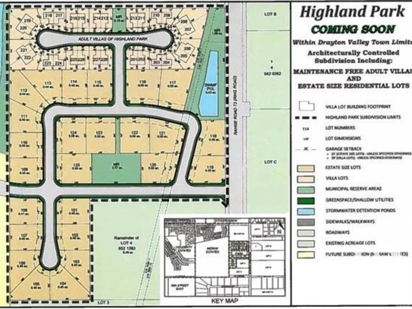 Highland Park, Drayton Valley - 0 bedroom No Building for sale