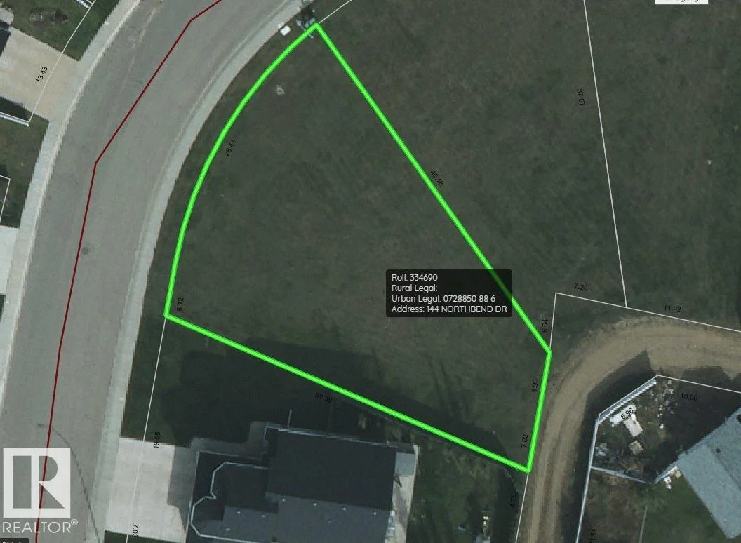 144 Northbend DR, Wetaskiwin - 0 bedroom No Building for sale