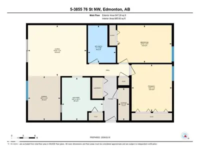 Interior photo 1 of #5 3855 76 ST NW