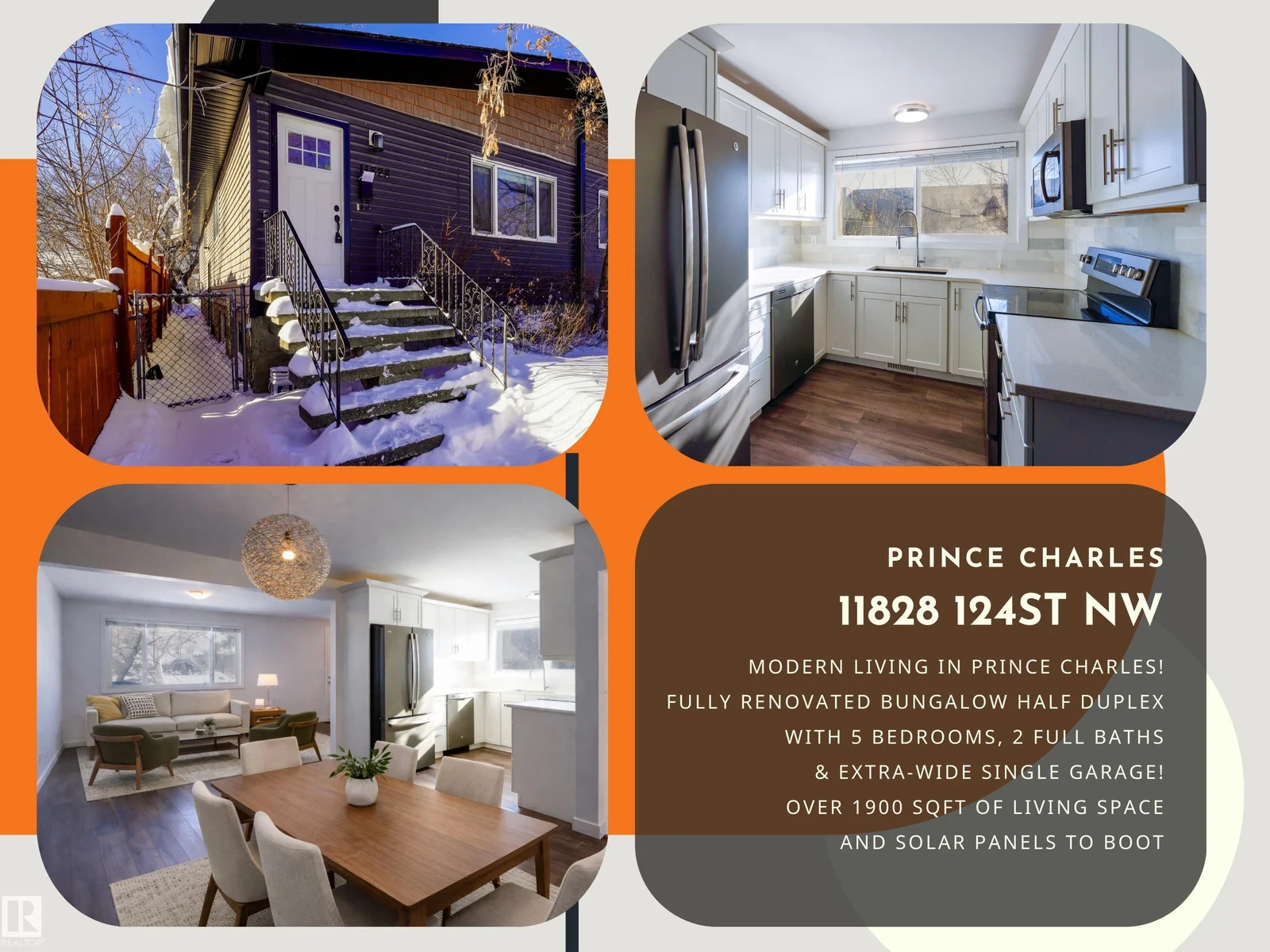 11828 124 ST NW, Edmonton - 5 bedroom Duplex for sale