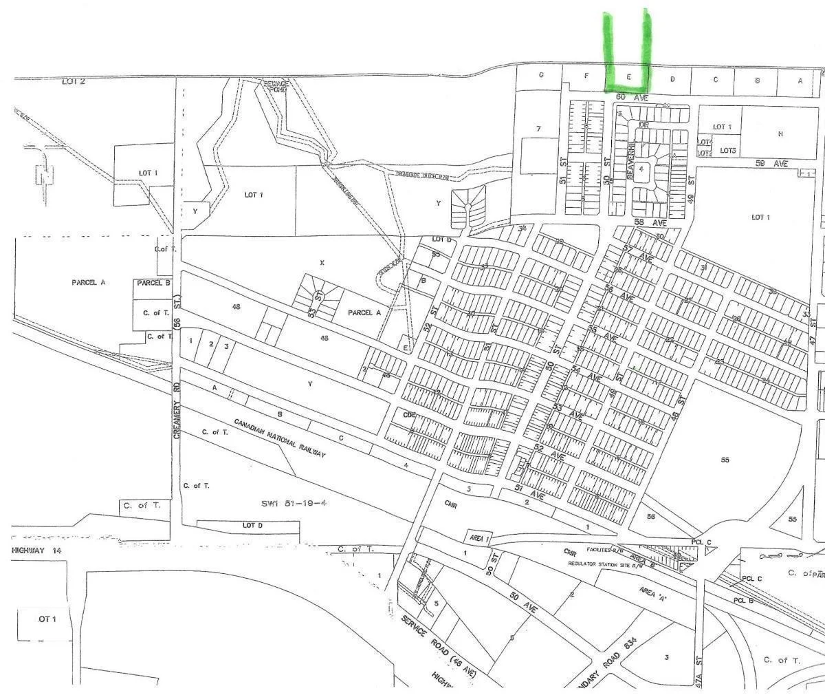 50 Street & 60 Avenue, Tofield - 0 bedroom Vacant Lot/Land for sale