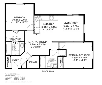 Interior photo 1 of #228 2305 35A AV NW