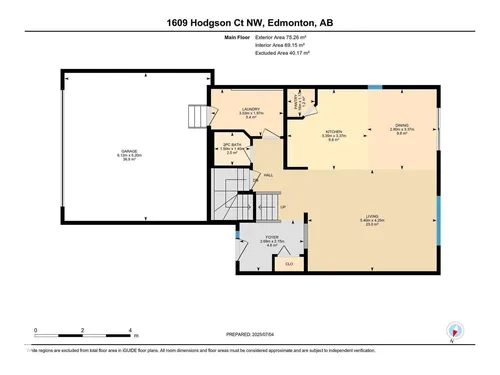 1609 HODGSON CT NW, Edmonton - $629,000