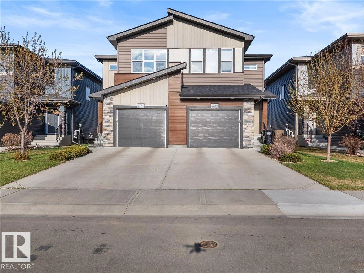 2847 KOSHAL CR SW, Edmonton - 3 bedroom Duplex for sale