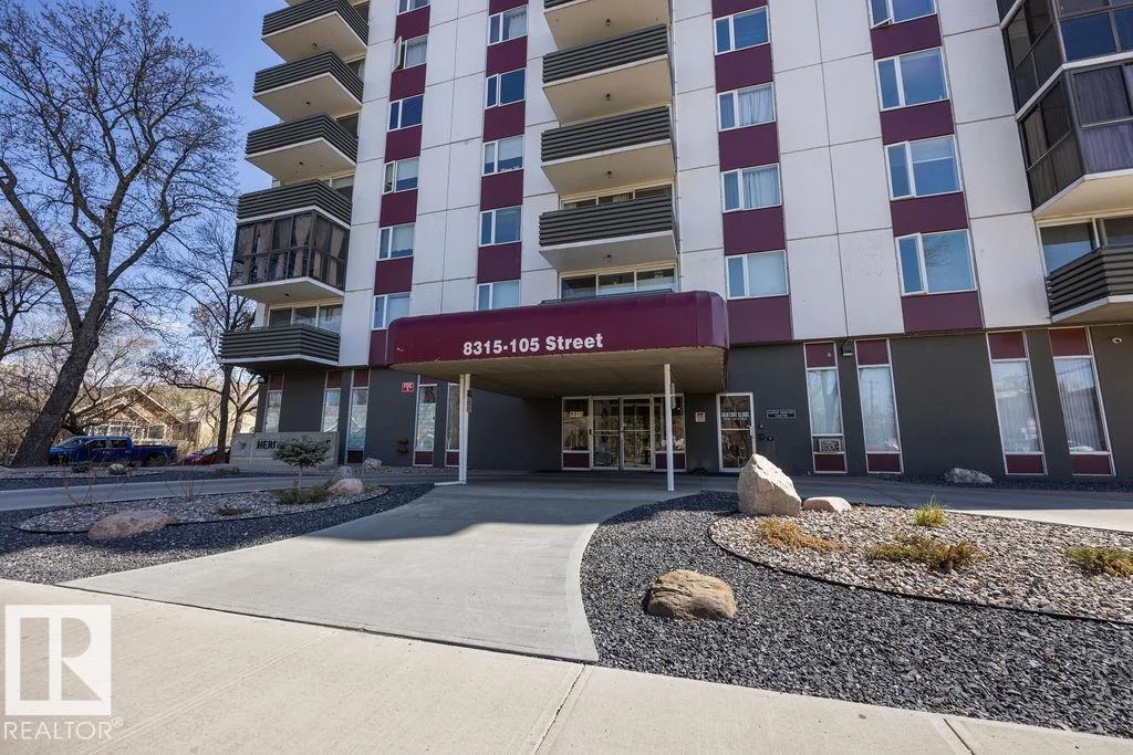 #704 8315 105 ST NW, Edmonton - 1 bedroom Apartment for sale