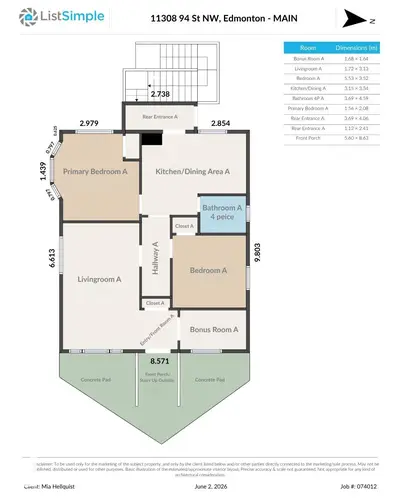 Interior photo 1 of 11308 94 ST NW