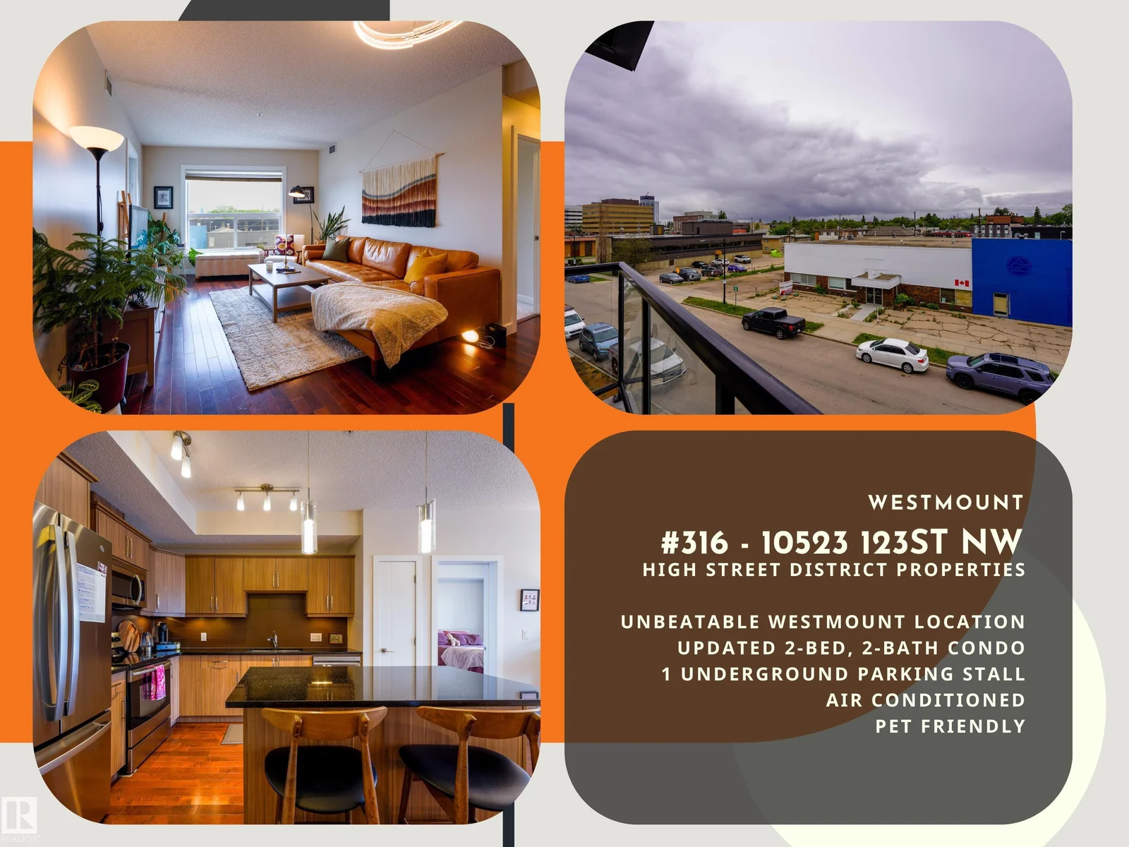 #316 10523 123 ST NW, Edmonton - 2 bedroom Apartment for sale