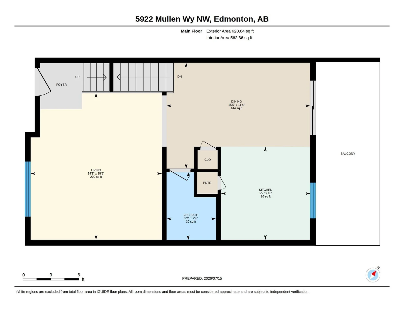 5922 MULLEN WY NW, Edmonton - 3 bedroom Townhouse for sale
