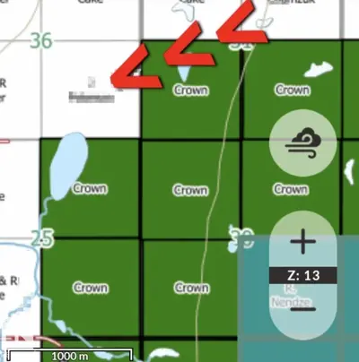 Interior photo 1 of SE-36-63-20-4 (Boyle 160 acres)