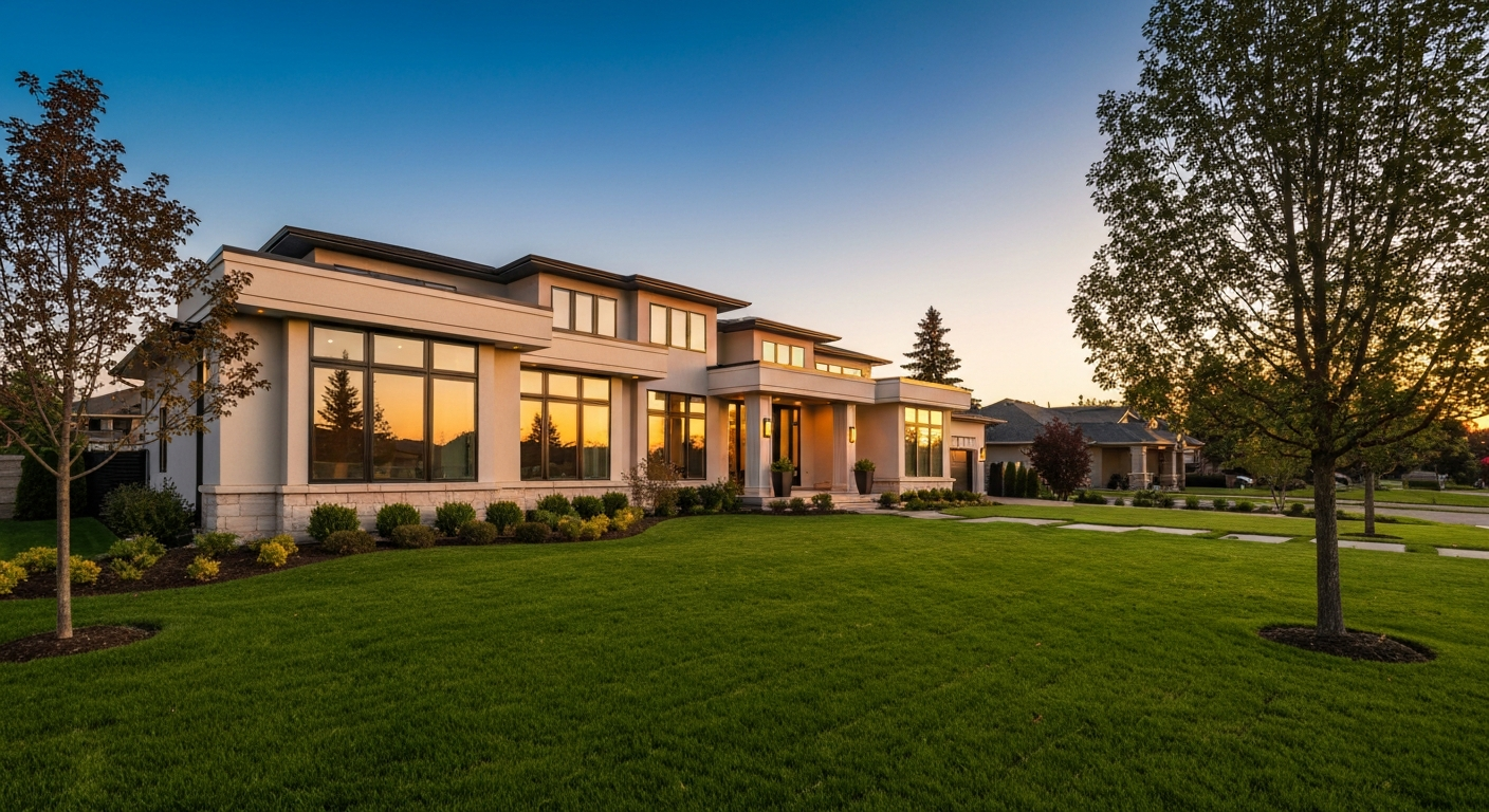A discreet suburban Edmonton home, not openly advertised, suggesting an off-market opportunity.